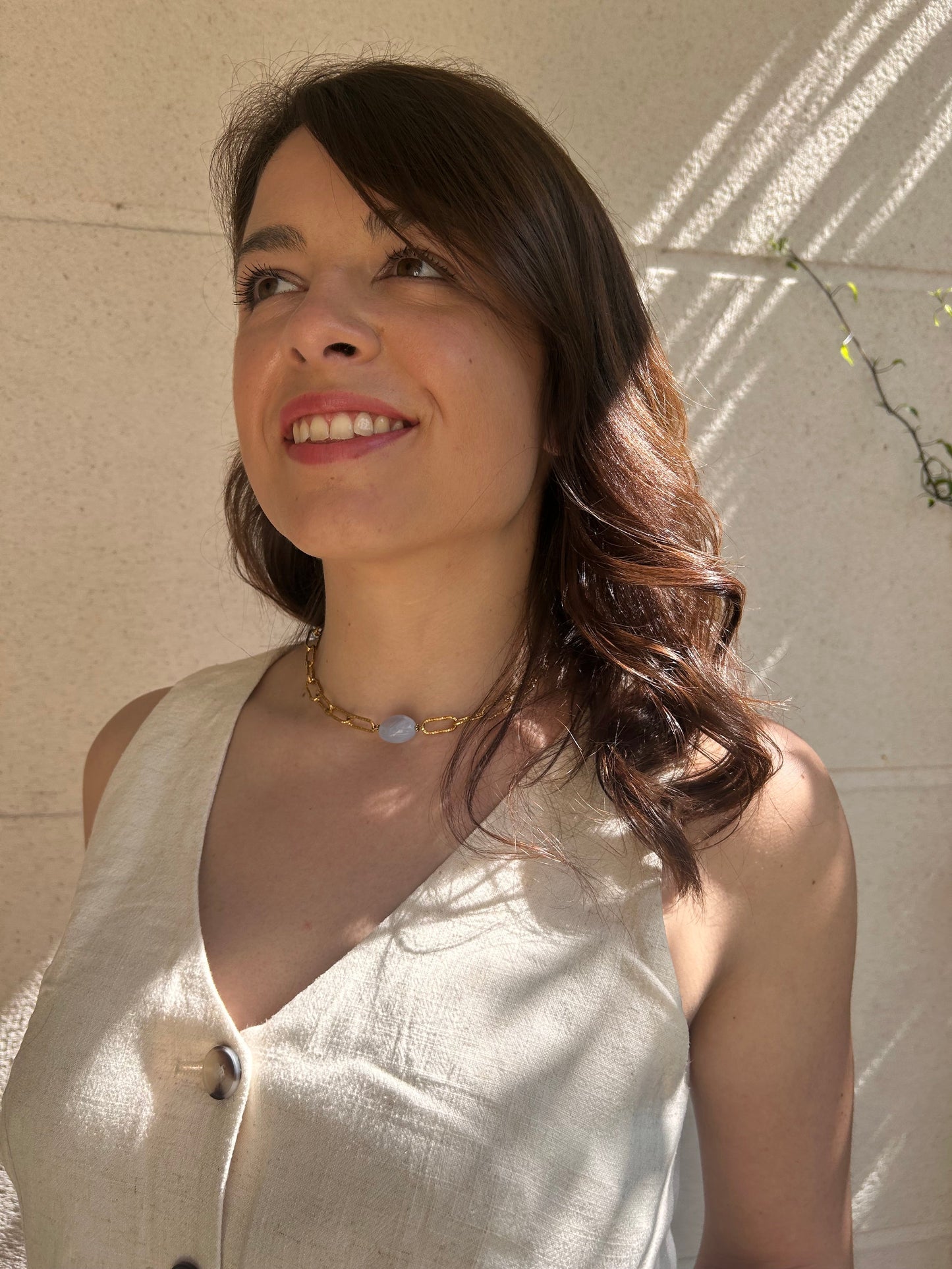 Collier Milano bleu-pastel Lisa l'amoroso