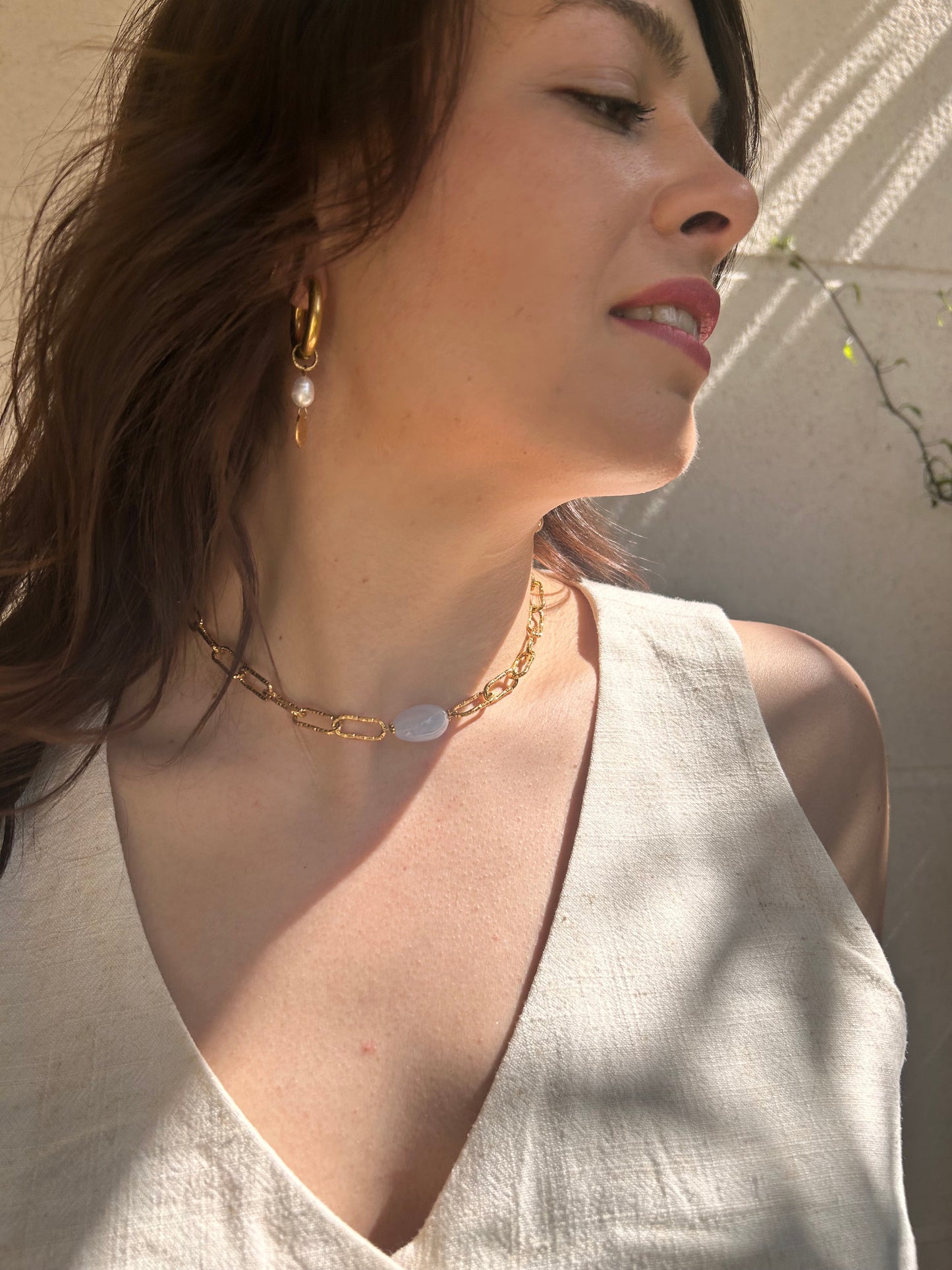 Collier Milano bleu-pastel Lisa l'amoroso