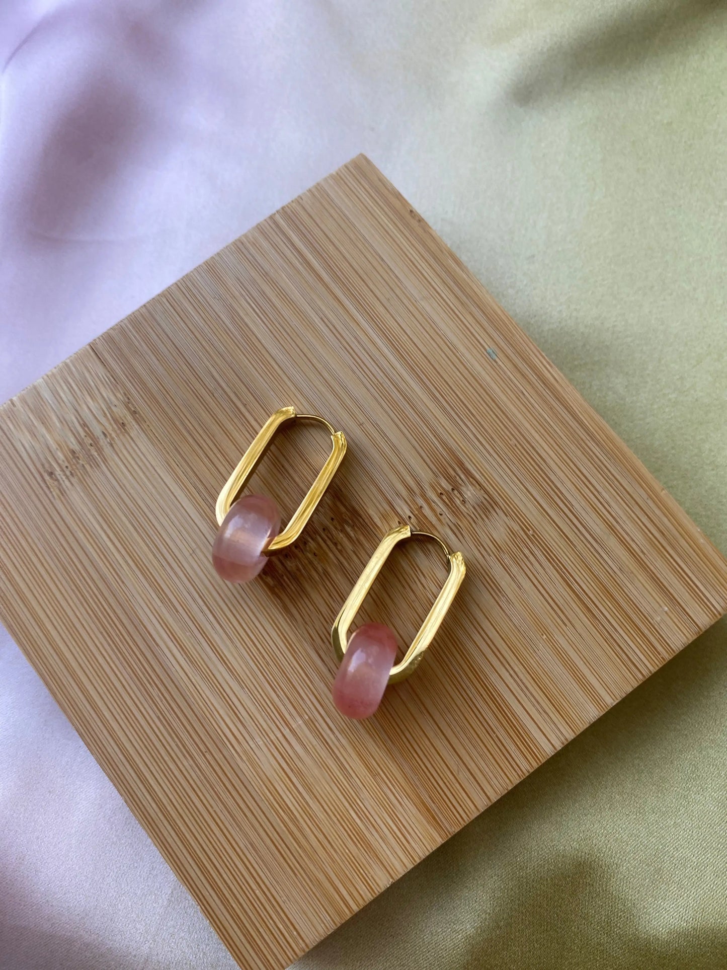 Boucles d'oreilles Rosé-piscine Lisa lamoroso