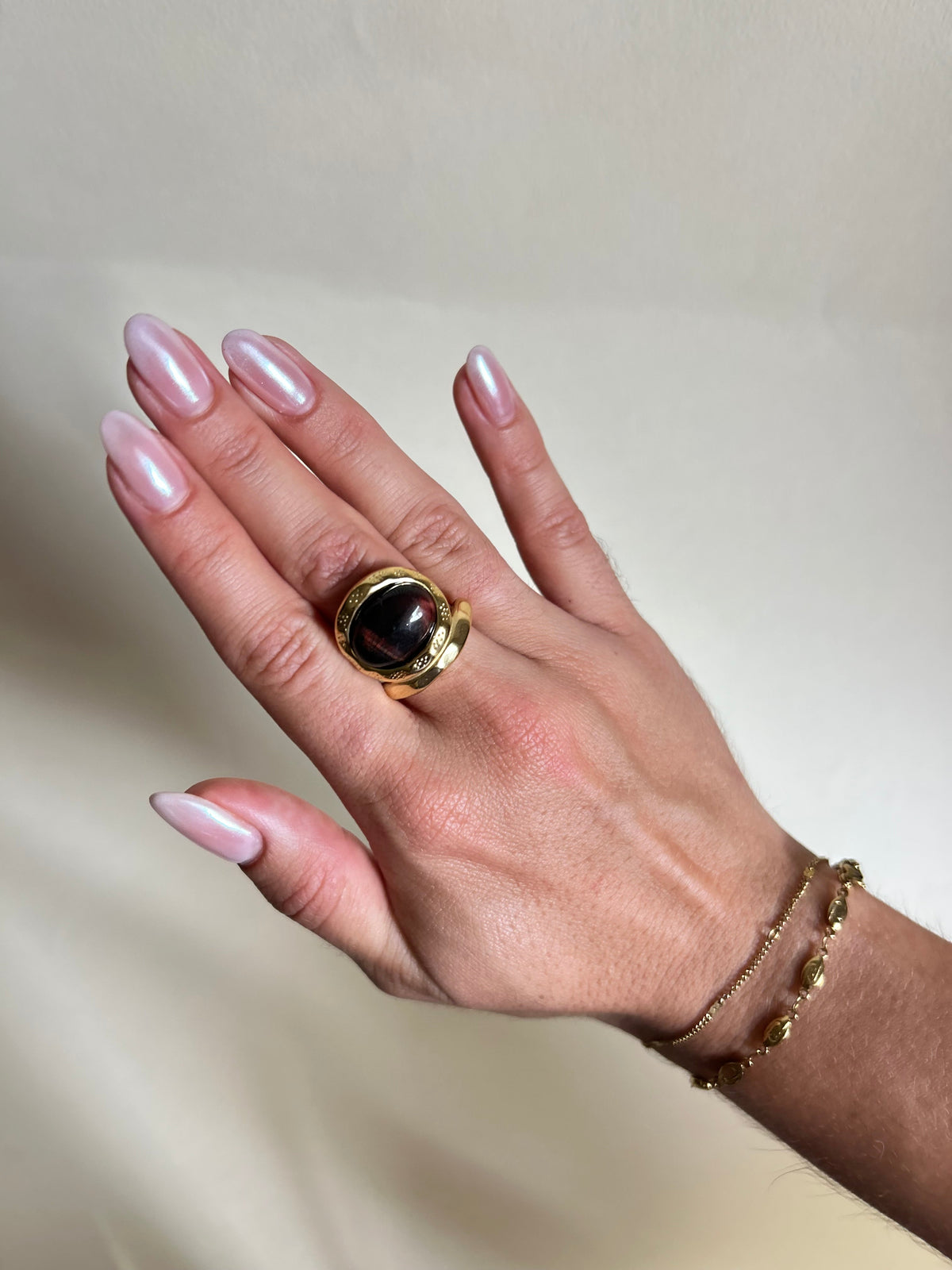 Bague Maratea chocolat Lisa l'amoroso