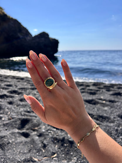 Bague Maratea verte Lisa l'amoroso