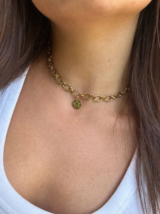 Collier Stella Verde Lisa l'amoroso