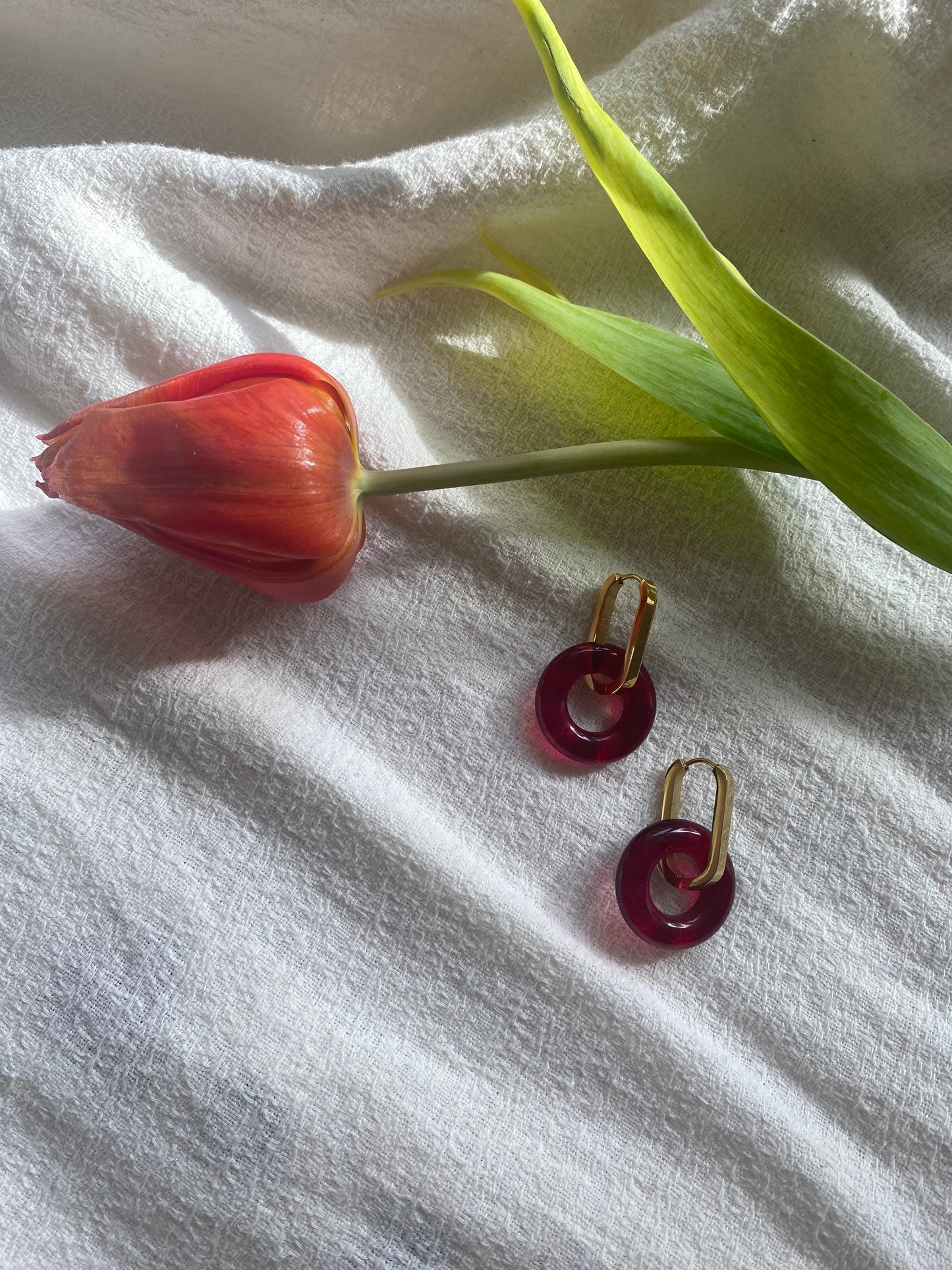 Boucles d’oreilles Griotte