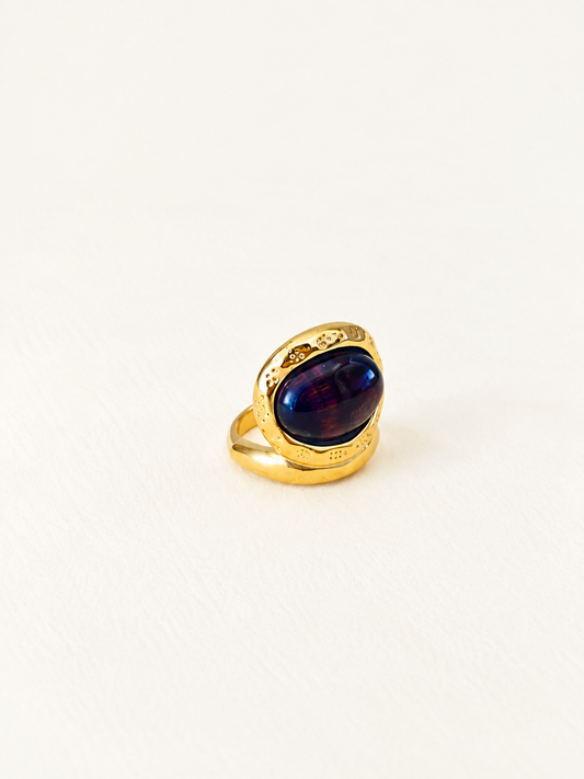 Bague Maratea chocolat Lisa l'amoroso