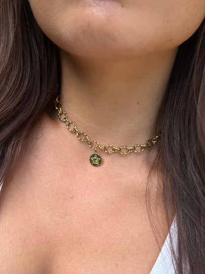 Collier Stella Verde Lisa l'amoroso