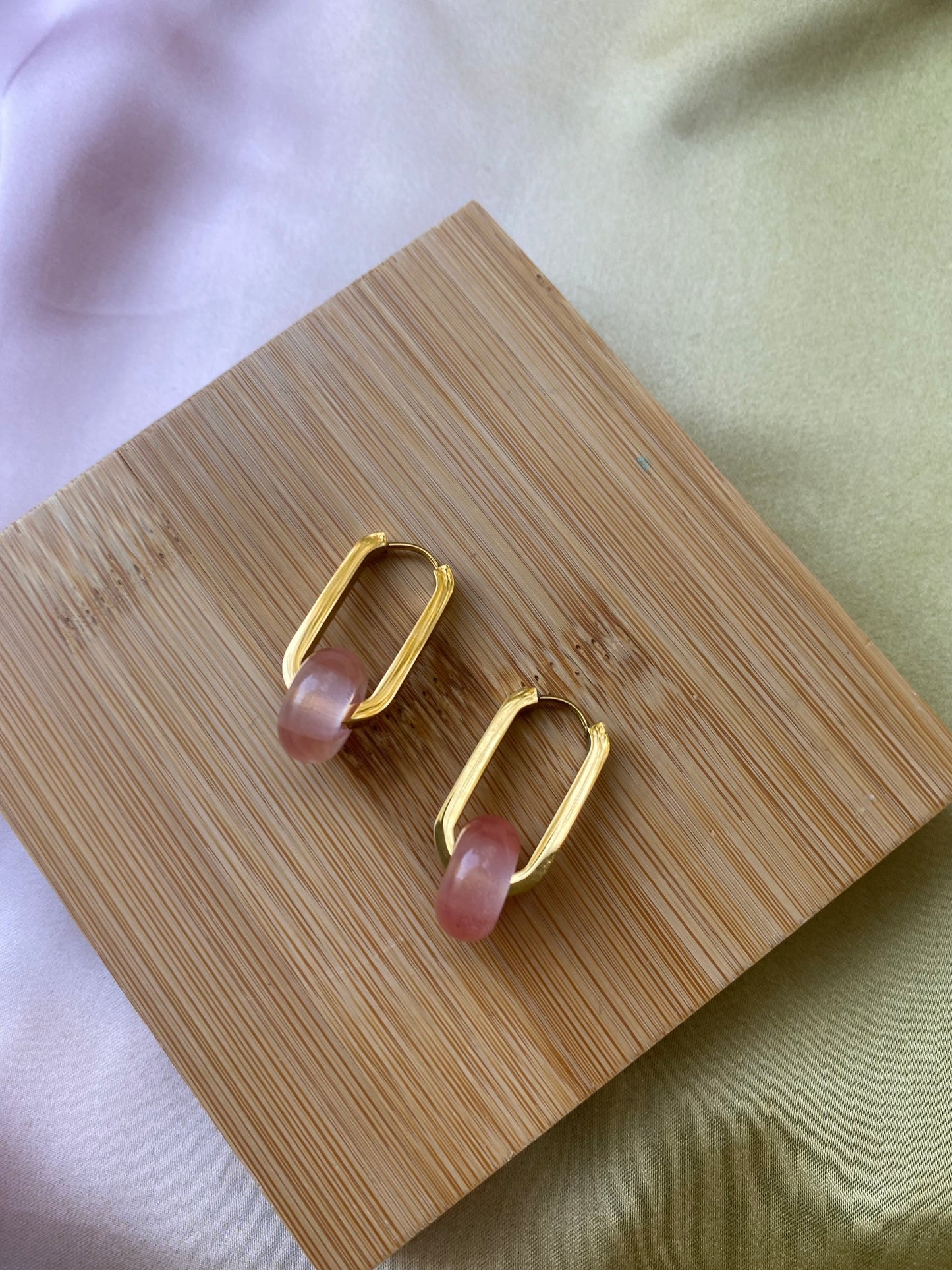 Boucles d'oreilles Rosé-piscine