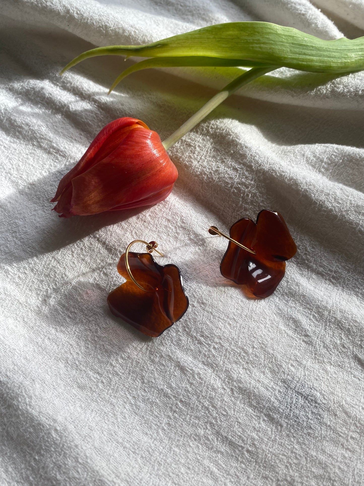 Boucles d’oreilles Fleur